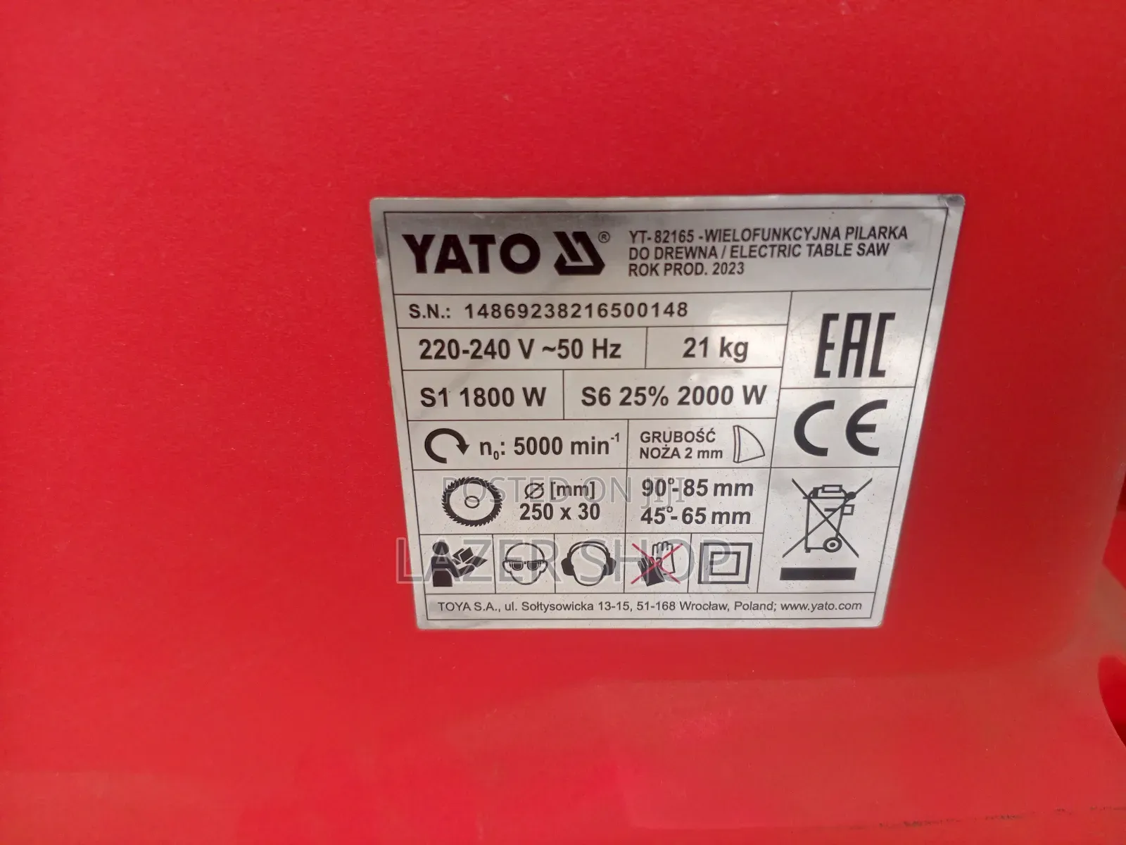 Electric Table Saw