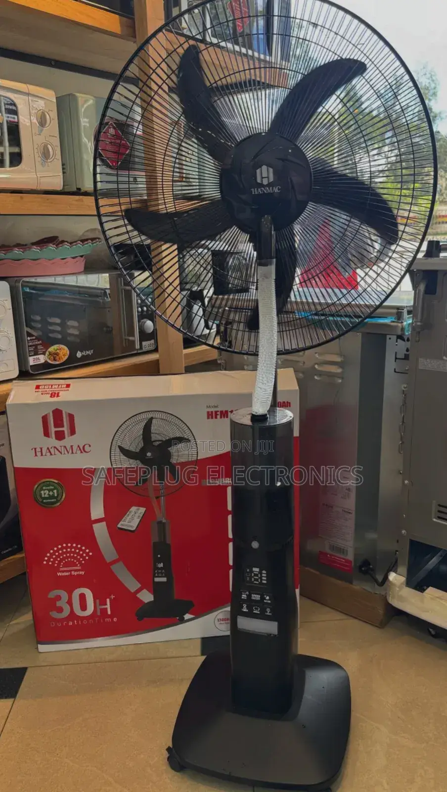 Hanmac 18" Multpurpose Standing Fan - Humidifier - 30hrs Water Spray