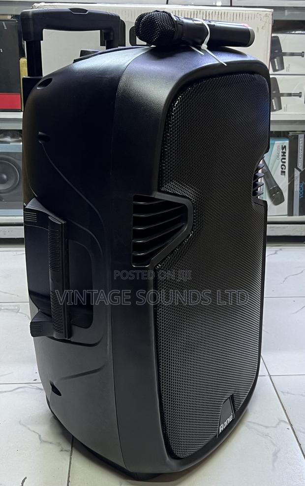 Aone 15” Powerful Powered Rechargeable Speaker W/T Usb Bt - thumbnail 3