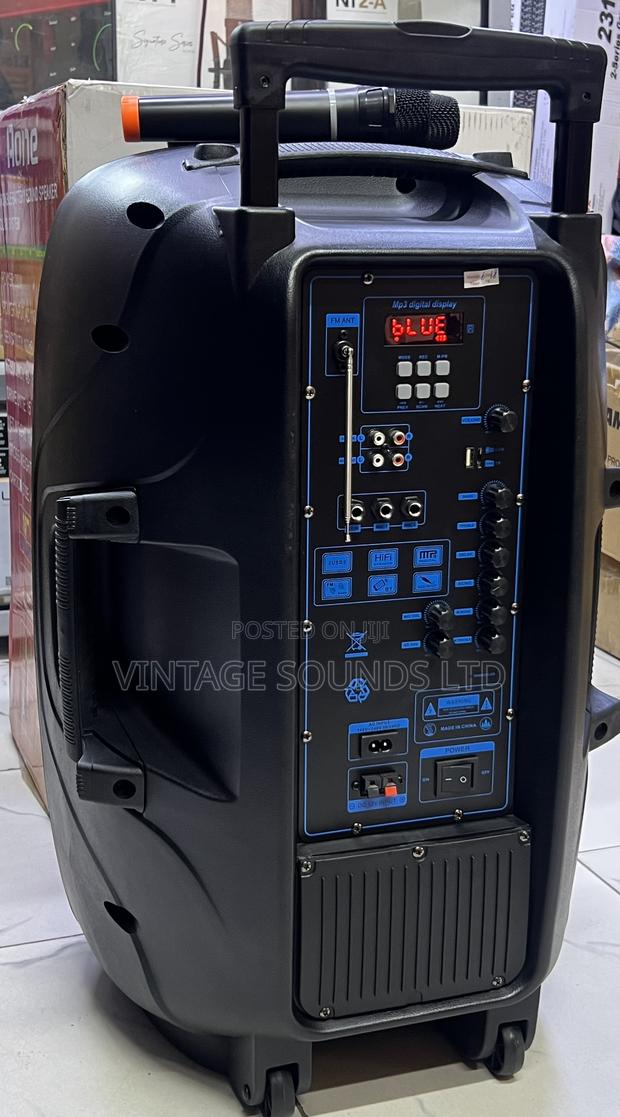 Aone 15” Powerful Powered Rechargeable Speaker W/T Usb Bt - thumbnail 2