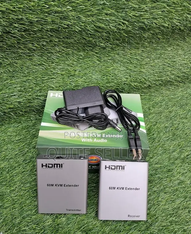 Hdmi 60m KVM Extender 1080p - Ethernet Cable Signal Media Streaming