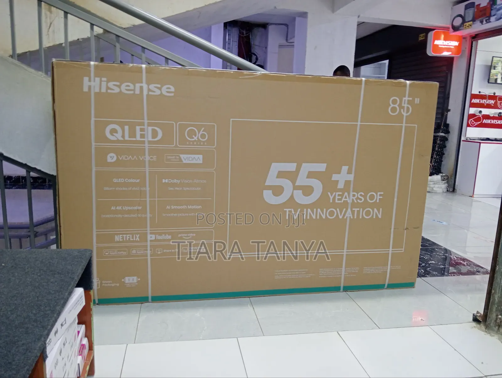 Hisense 85" Qled Smart 85q6n Tv