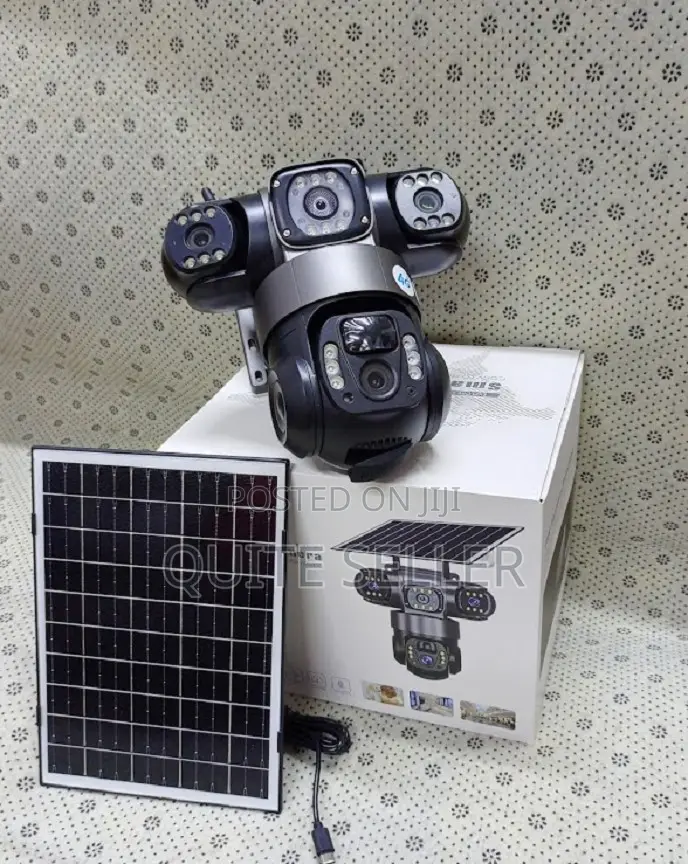 Riple-Lens 4g Solar CCTV , Camera With Built-in Battery