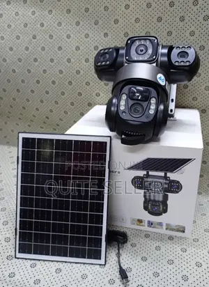 4g 3 Lens Wireless Solar CCTV Camera 1080p Higher (Varies by Model)