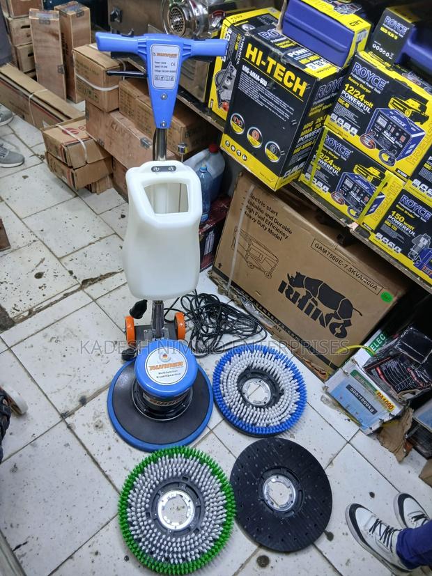 Complete Runner Floor Scrubber With 3 Brushes - main view