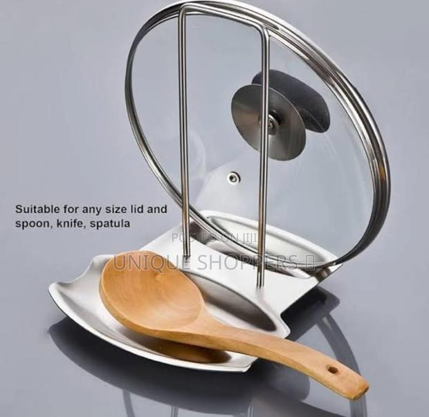 Pan Pot Lid Rack and Serving Spoon Rest / Holder - main view