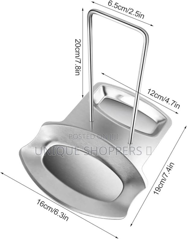 Pan Pot Lid Rack and Serving Spoon Rest / Holder - thumbnail 3