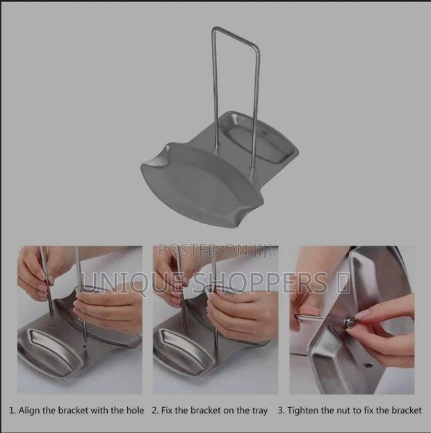 Pan Pot Lid Rack and Serving Spoon Rest / Holder - thumbnail 5