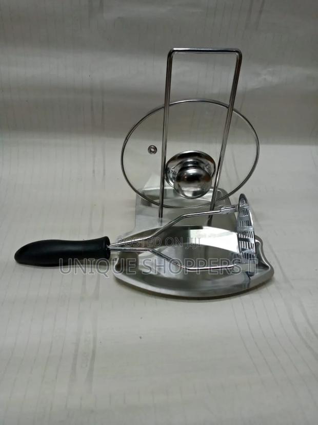 Pan Pot Lid Rack and Serving Spoon Rest / Holder - thumbnail 7