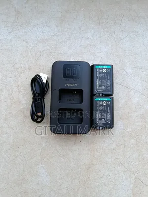 Pisen Battery Kit for Np Fw50 Battery(2 Batteries+Dual Charger)
