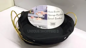 Gold Frame Black Cloth /Silver Frame White Cloth Storage Bread Basket