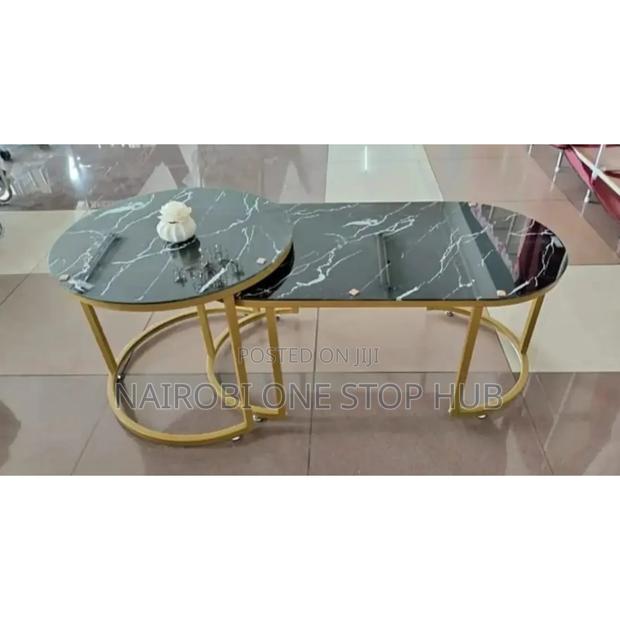 Glass Top Nesting Coffee Table Set(2pcs)√°