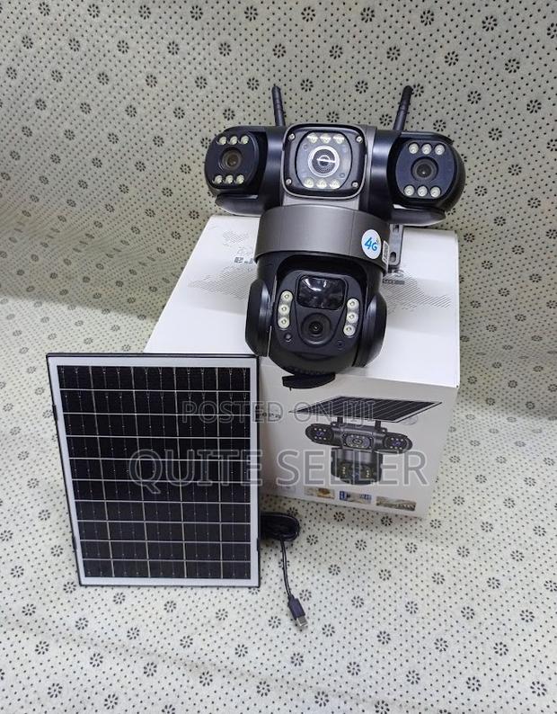 PTZ Sim Card Solar Camera With Smart Pir Humanoid Detection CCTV