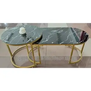 Glass Top Nesting Coffee Table