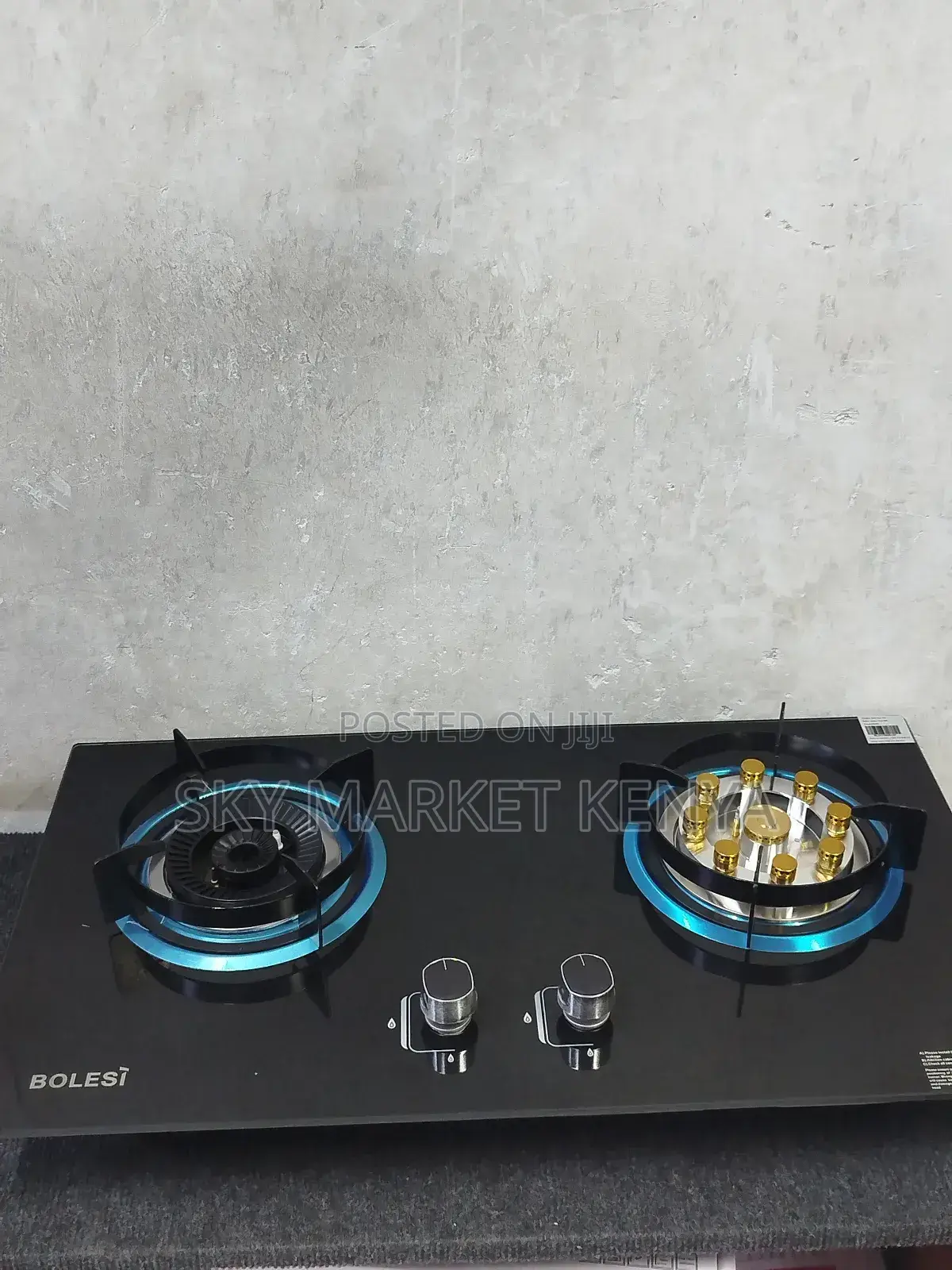 Bolesi Built in Hob Cooker 2 Gas Burner