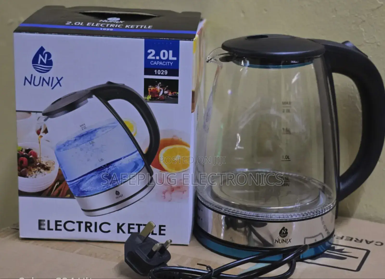 Durable Heat Resistance Glass Designed Electric Water Kettle, 2 Litres