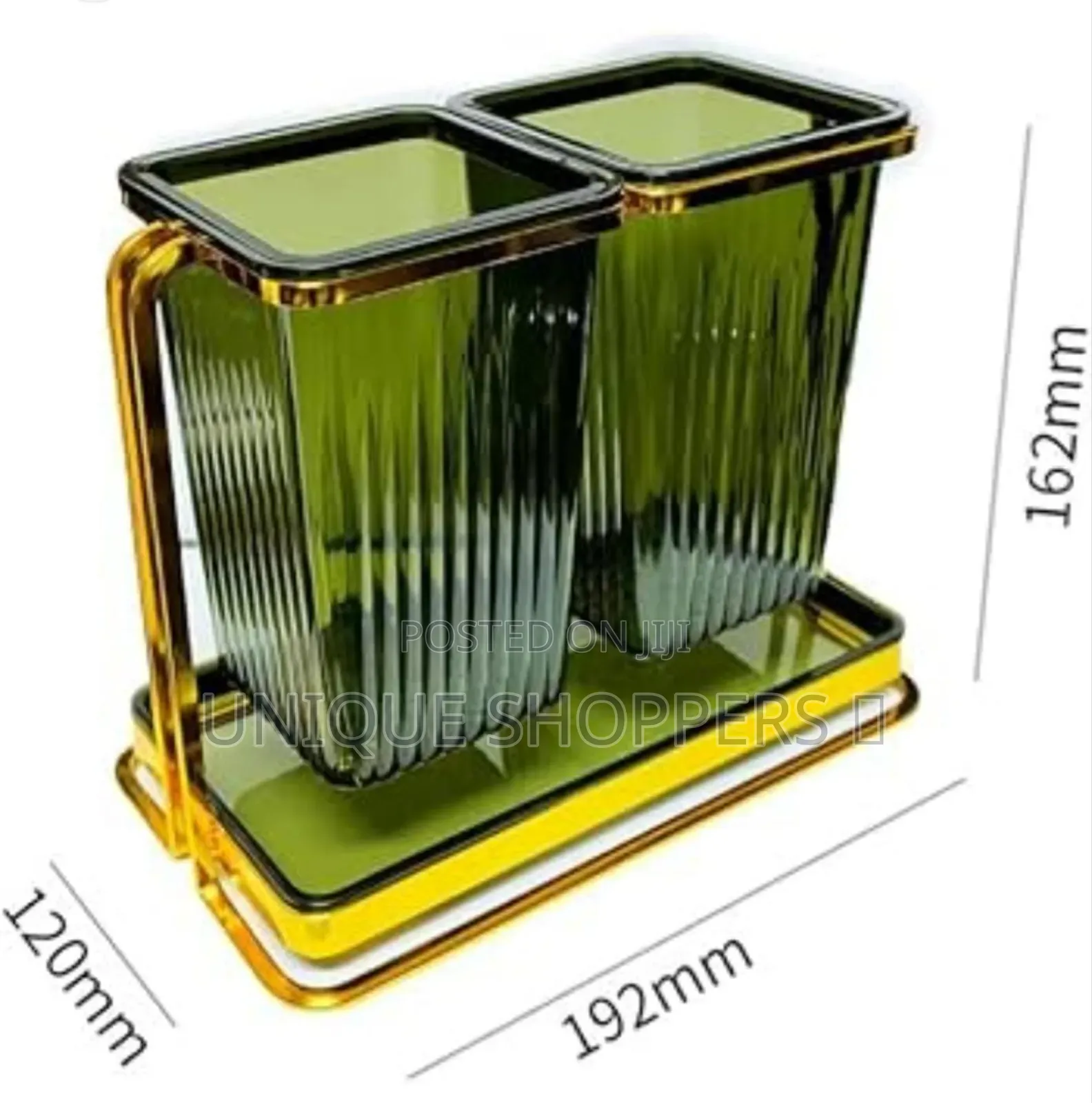 2slot Cutlery Drainer Tray in Golden