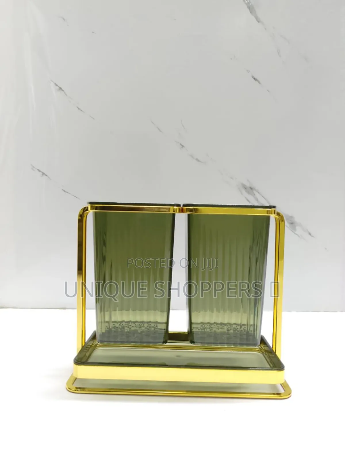 2slot Cutlery Drainer Tray in Golden