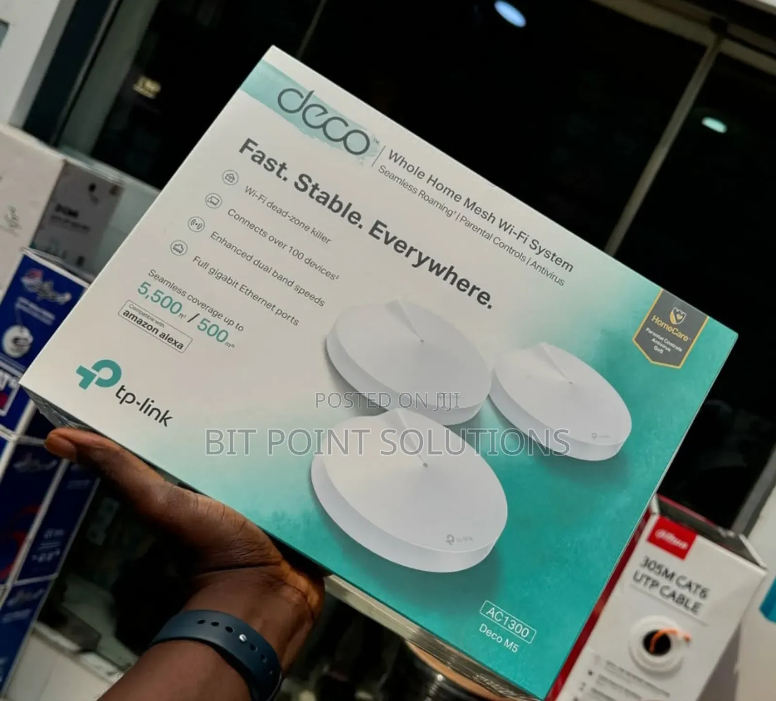 Tplink Deco M5 3pack Mesh Wifi System