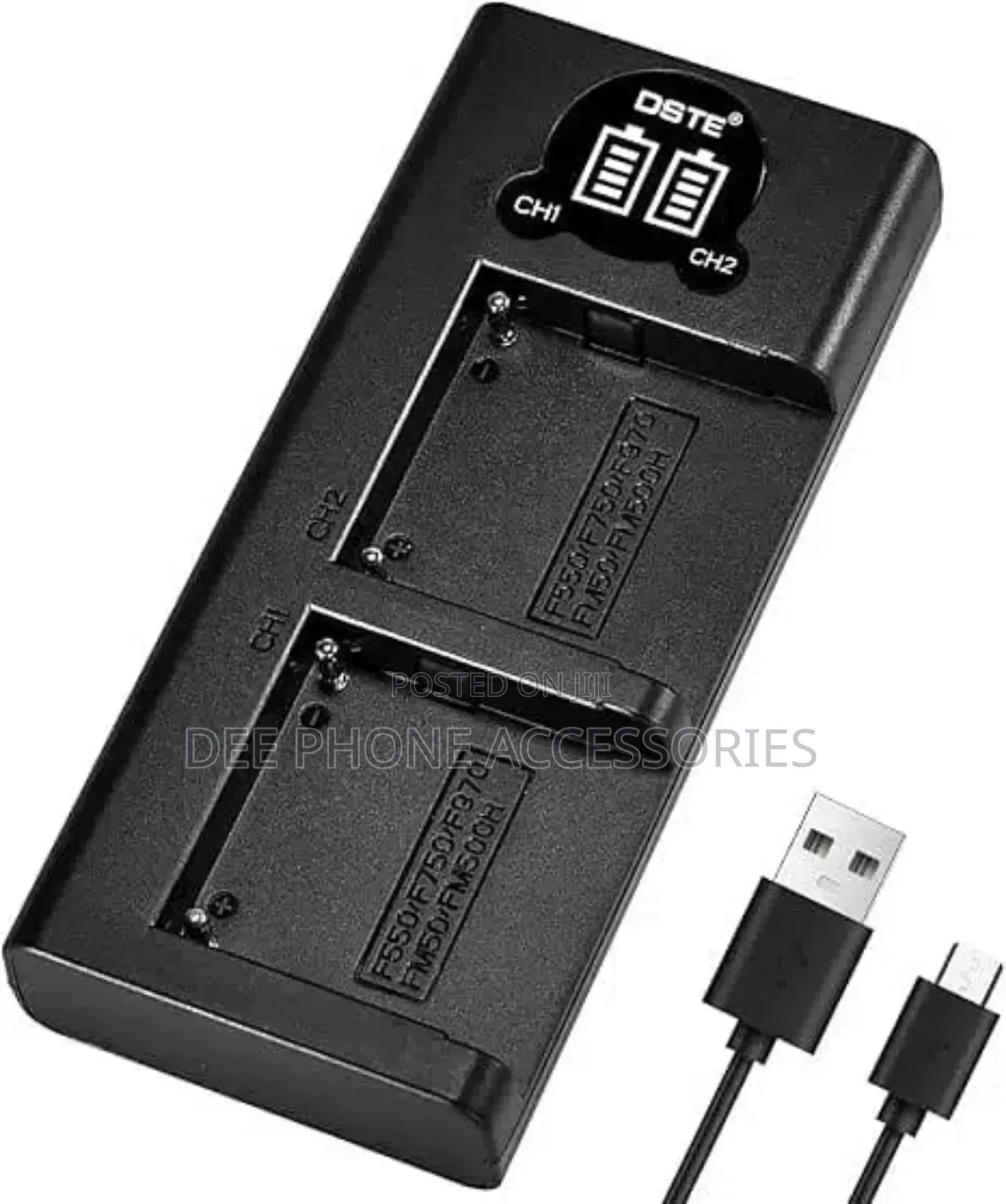 Caisi Cs Np F970 Dual Battery Charger