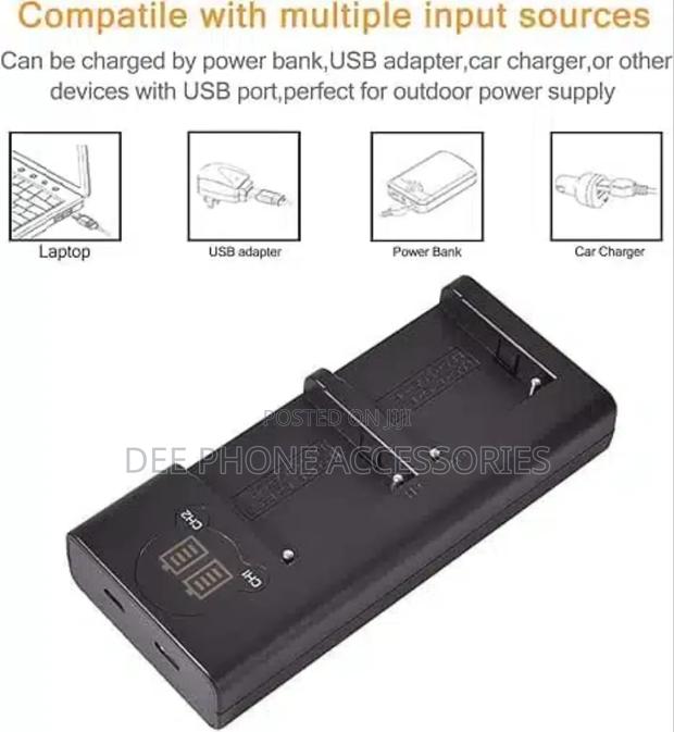 Caisi Cs Np F970 Dual Battery Charger - thumbnail 2