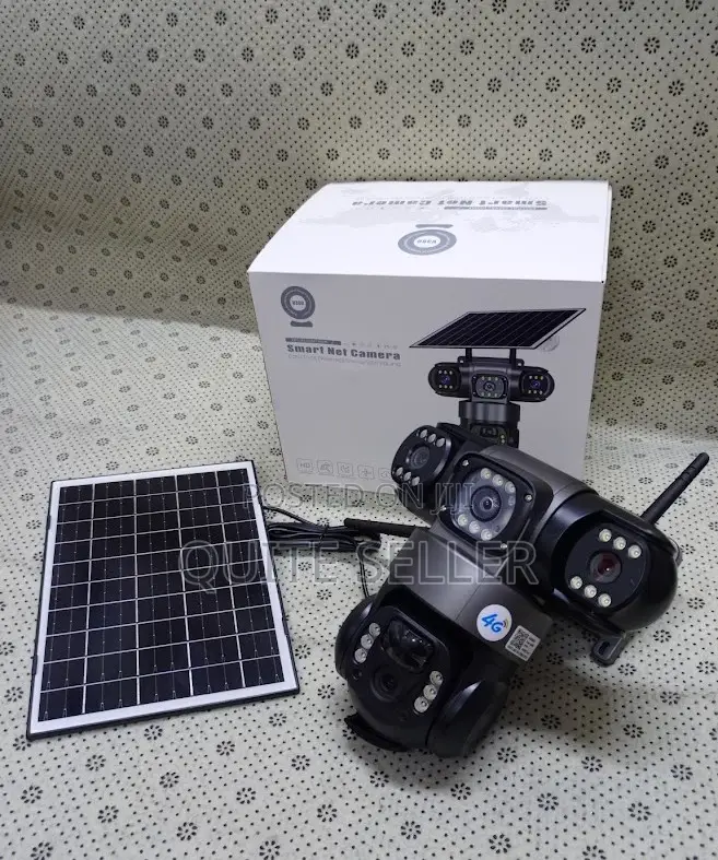 Intelligence 4g (Simcard) V380 Triple Lens Security Camera 4mp