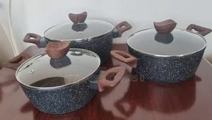 Big Baroly Germany Brand 3pc Size ¤20cm,¤22cm,¤24cm Granite Cookware