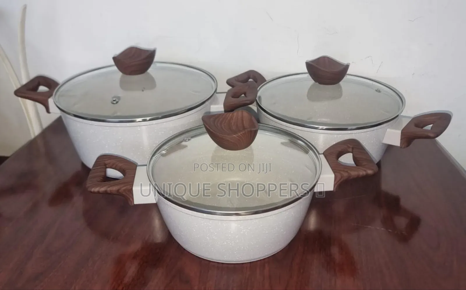 Big Baroly Germany Brand 3pc Size ¤20cm,¤22cm,¤24cm Granite Cookware