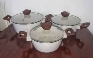 Big Baroly Germany Brand 3pc Size ¤20cm,¤22cm,¤24cm Granite Cookware