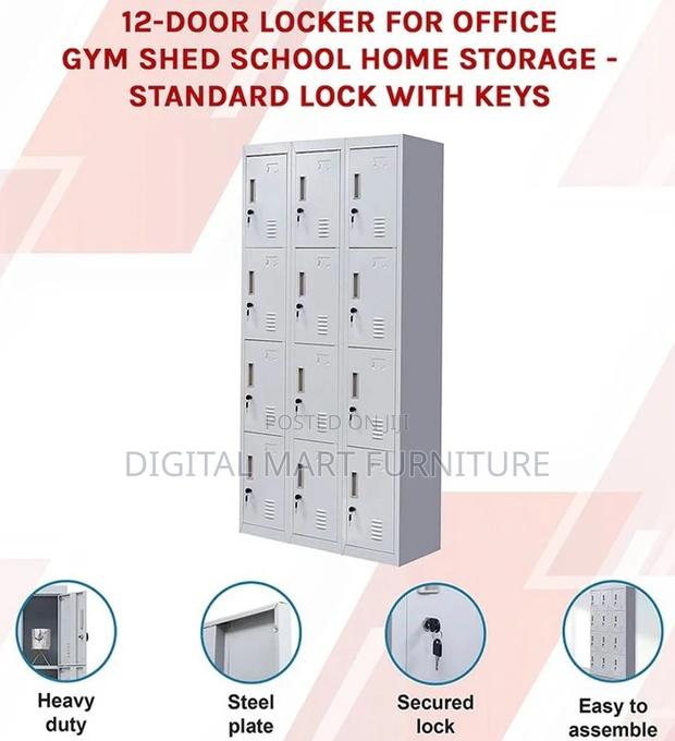 Office Cabinet: Twelve Locker Magistrate Office Storage - thumbnail 4
