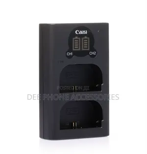 Caisi Dual Charger for Canon Lp E6 Battery