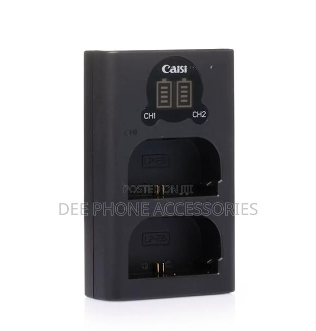 Caisi Dual Charger for Canon Lp E6 Battery