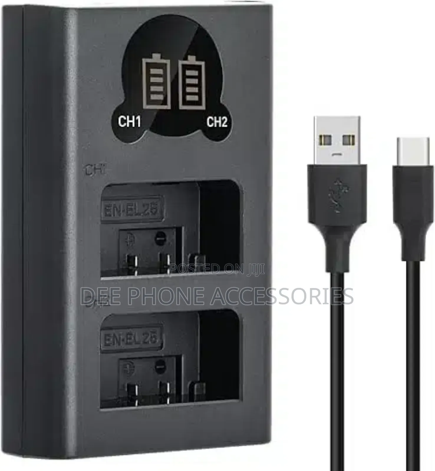 Caisi Dual Charger for Canon Lp E6 Battery