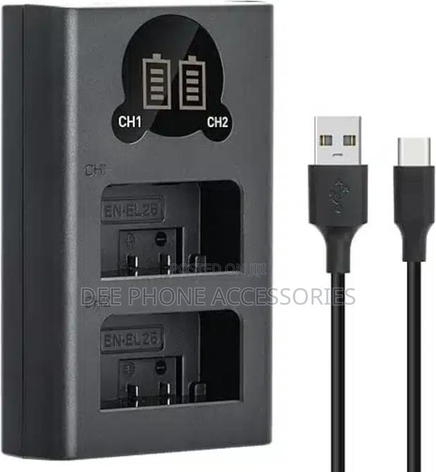 Caisi Dual Charger for Canon Lp E6 Battery - thumbnail 2