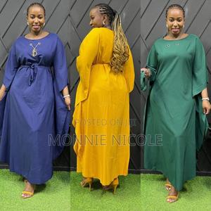 Free Size Plain Maxi Dress - thumbnail 2