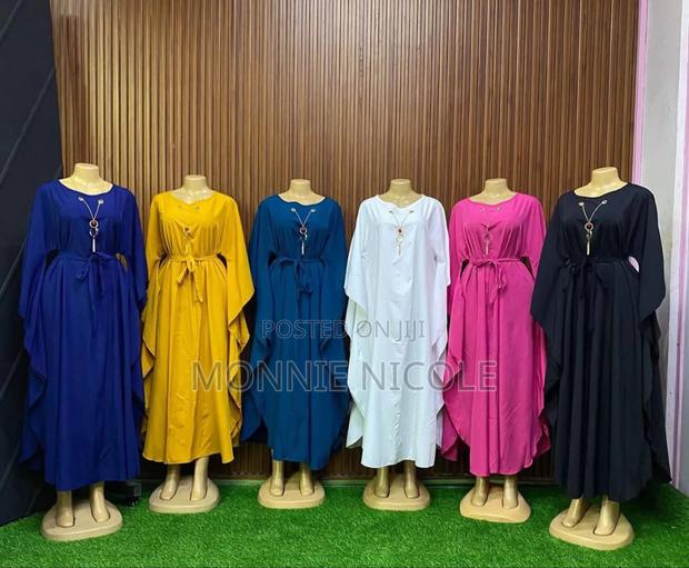 Free Size Plain Maxi Dress - thumbnail 3