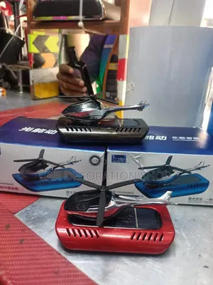 Solar Aeroplane Dashboard Spinning Air Freshener