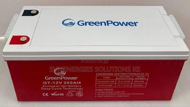 200ah 12v Green Power Gel Solar Battery