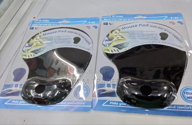 Black Gel Wrist Mouse Pad