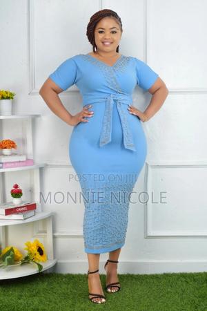 Sky Blue Dinner Dress/Evening Gowns - thumbnail 2