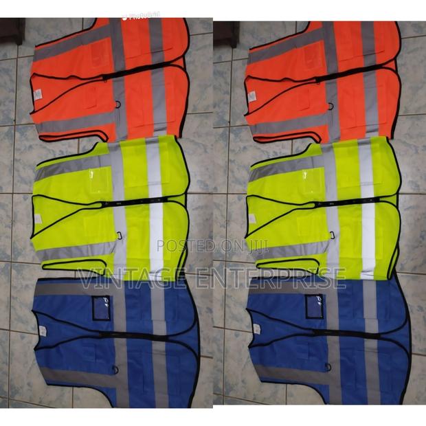 Reflective Vests Red Blue Yellow Orange