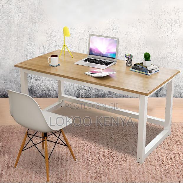 Office Table : 1.2 Meter Metallic Leg Study Office Table - thumbnail 2