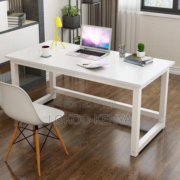 Office Table : 1.2 Meter Metallic Leg Study Office Table - thumbnail 3