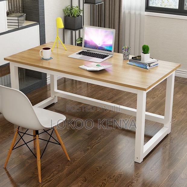 Office Table : 1.2 Meter Metallic Leg Study Office Table - thumbnail 4