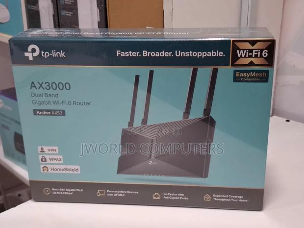 Tp-Link Ax3000 Wireless Dual Band Tl-Archer Ax53 Gigabit Wifi6 Router - main view