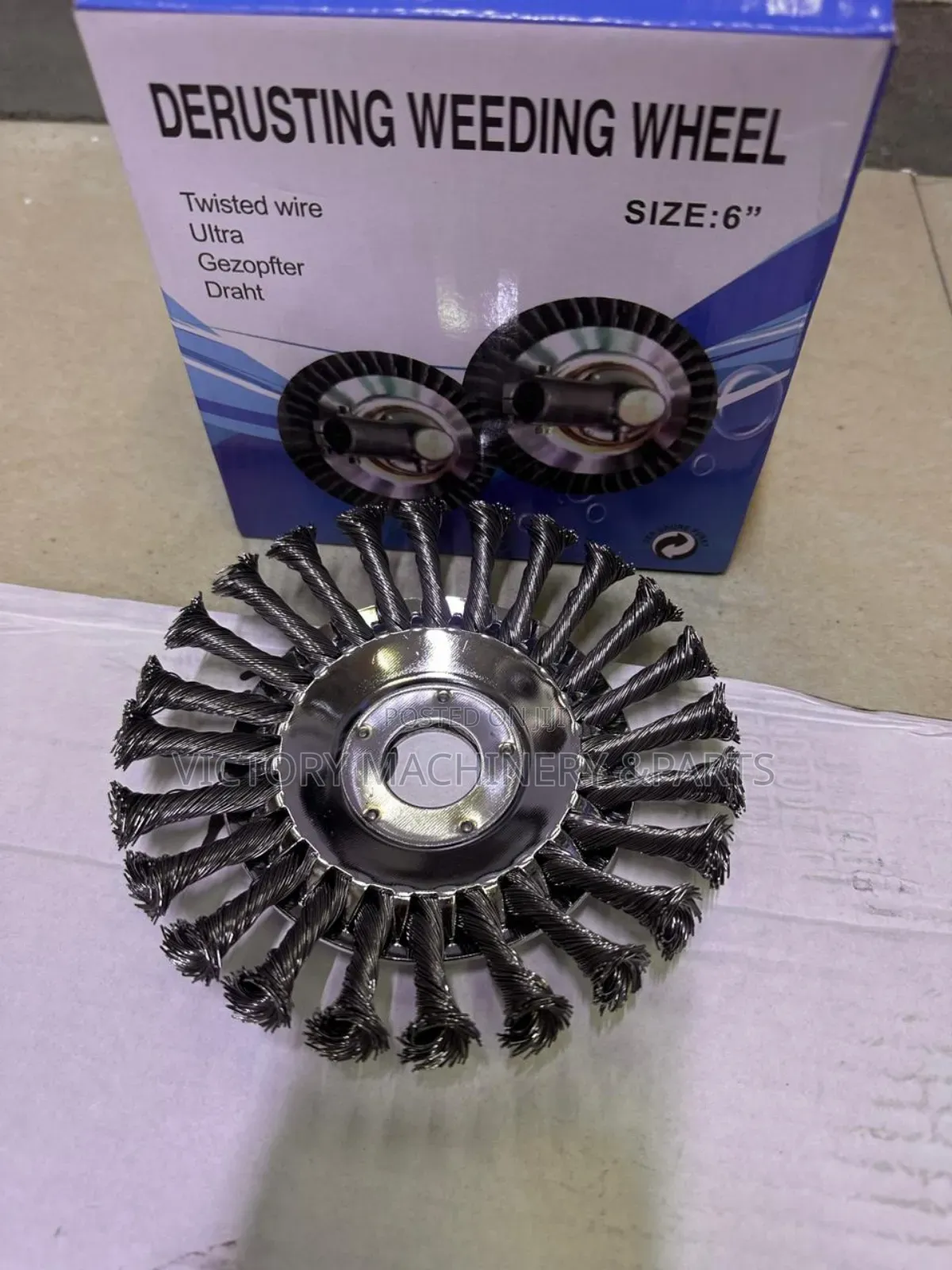 Derusting Weeding Wheel 6 Inch Metal