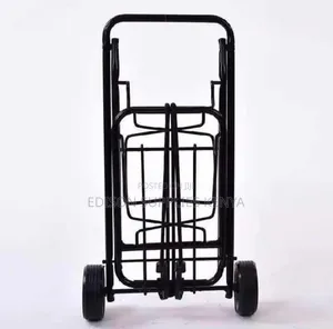 Trolley Foldable Trolleys Mini Hand Truck Aluminium Push Luggage Cart