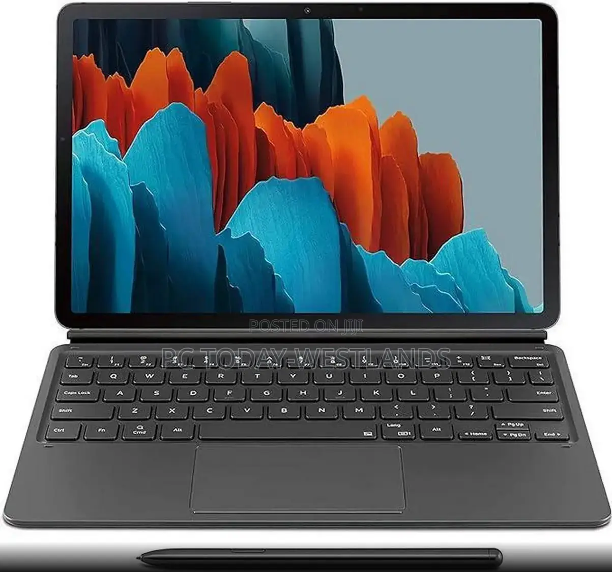 Genuine Samsung Tablet Book Cover Keyboard for Galaxy S7 / S8