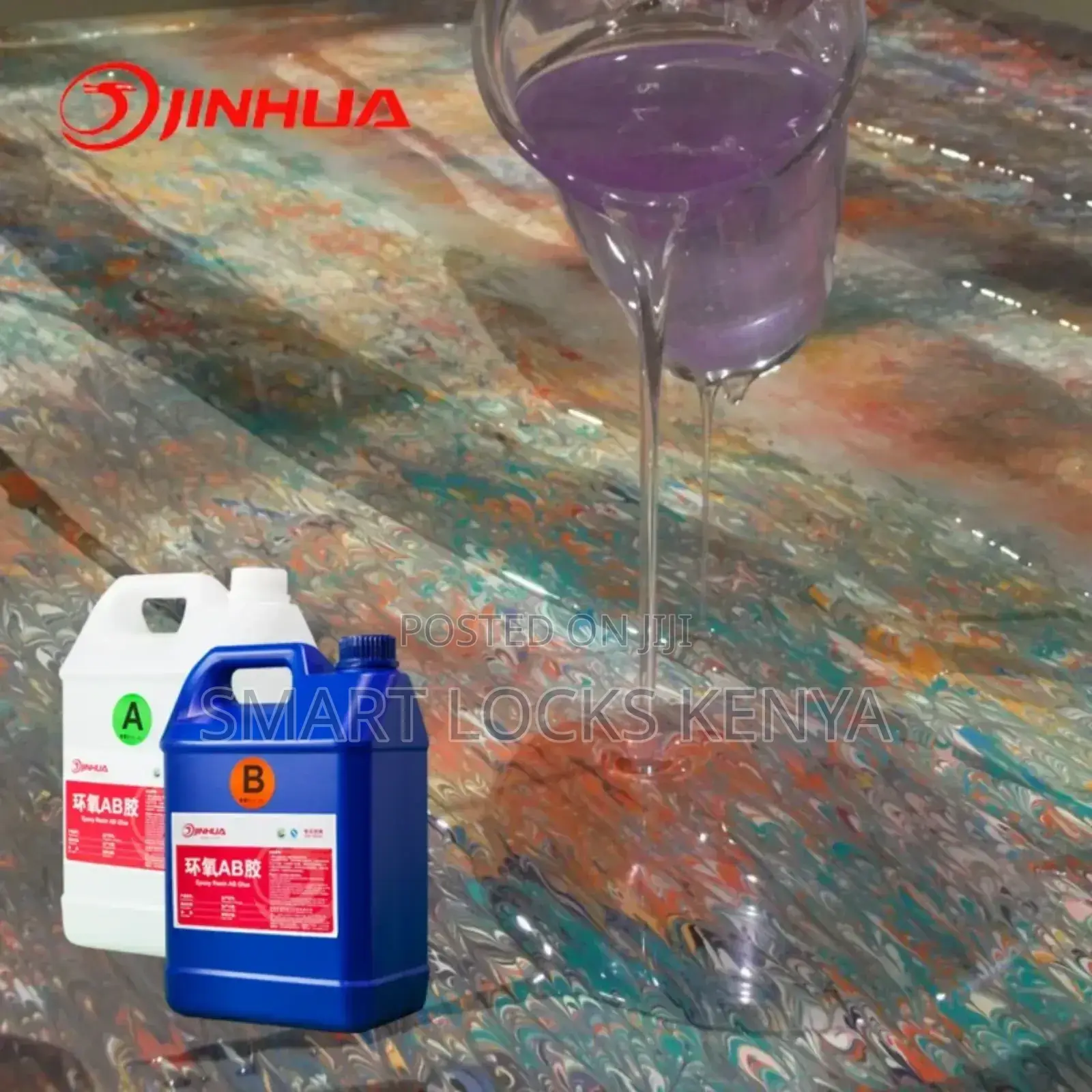Resin Epoxy and Hardener Ratio 2:1 Per Kg 2200