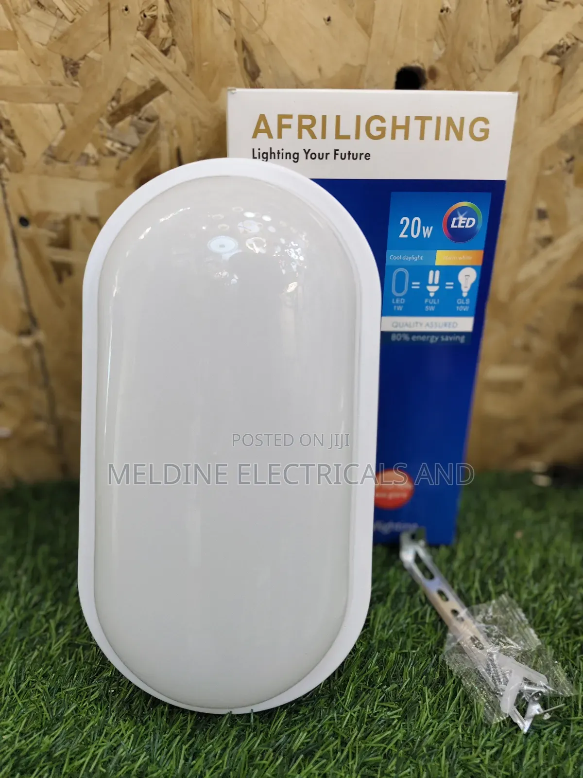 Afrilight Outdoor Oval Bulkhead 20w